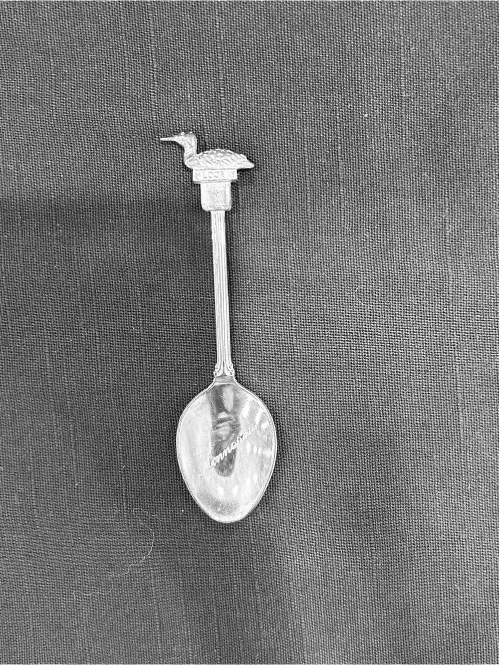 Minnesota / Loon Collectible Spoon - Silver Plated
